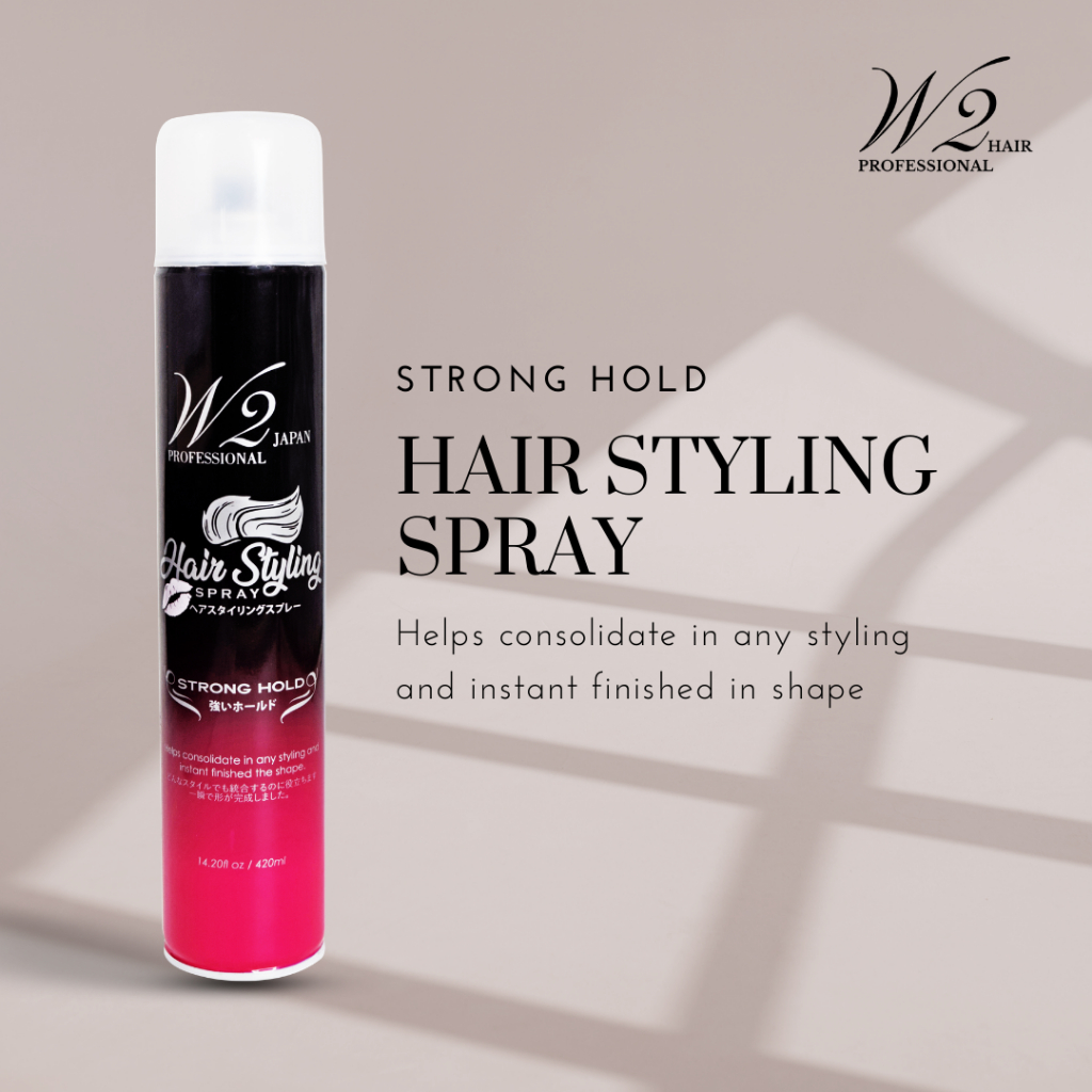 W2 Japan Professional Hair Styling Spray (420ml)