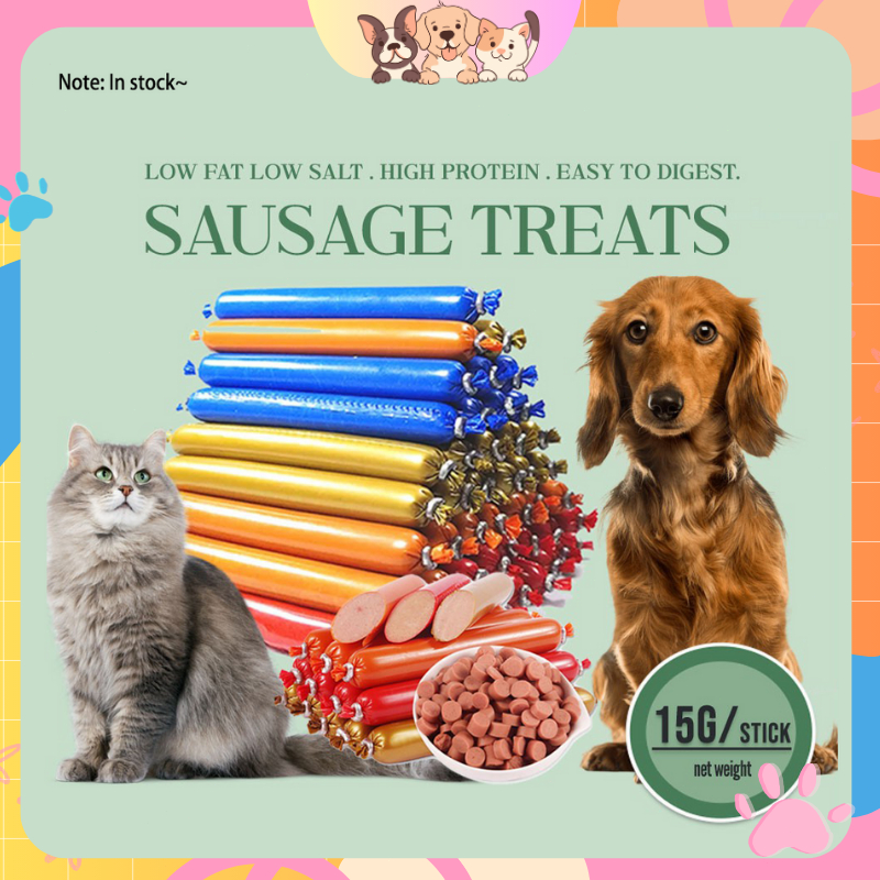 Cat Dog Treats Pet Food Snack Cats Sausage Makanan Ringan Ku.. Dog