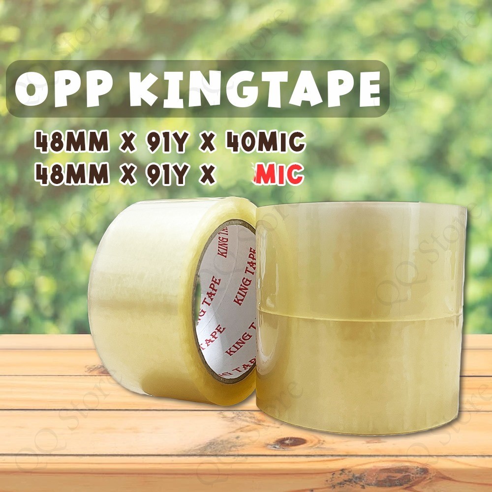 48mm 90yard King Brand High Quality Clear Opp Tape School Use Packaging Use Wrapping Save Cost Good Quality [OPP01E]