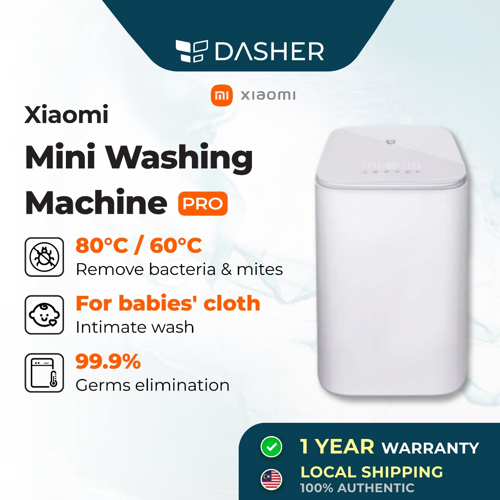 XiaoMi Smart Mini Top Loader Washing Machine Pro App Control (3kg) 小米智能婴儿迷你内衣洗衣机3KG