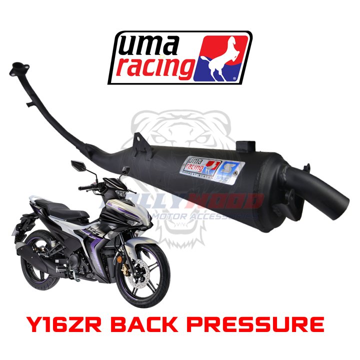 EXHAUST UMA RACING BACK PRESSURE TRU PRESSURE FOR YAMAHA Y16 Y16ZR UMA RACING PLUG COIL