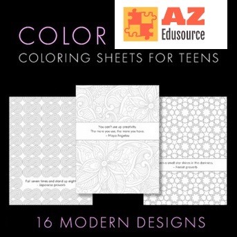 [PDF] Printable Mandala Coloring Sheets for Teens and Adults (16 pages)
