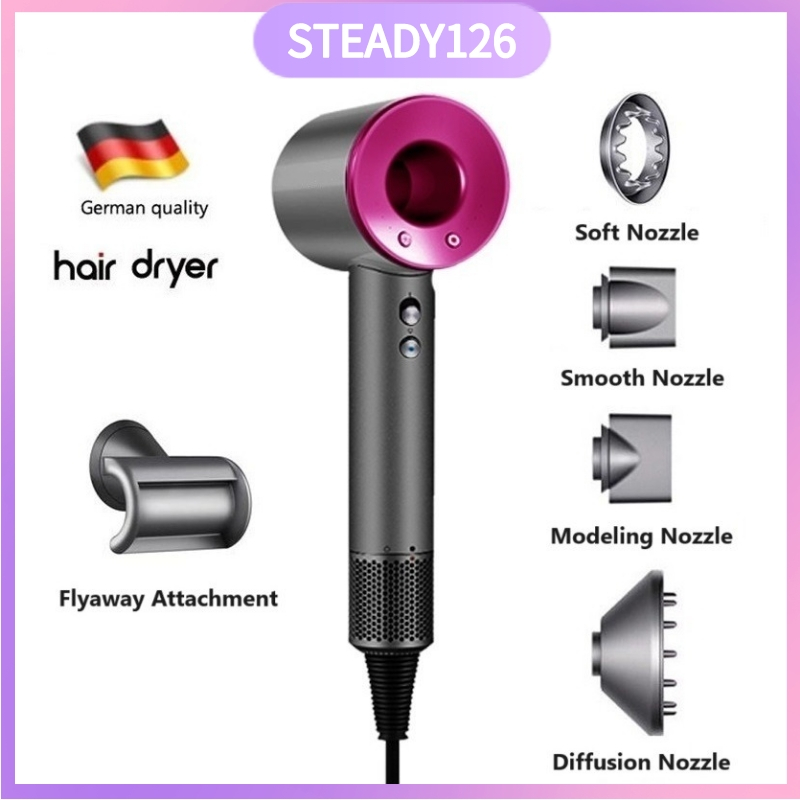 Supersonic Hair Dryer Ionic Super Hair Dryer Silent Negative Electric Hair Dryer Travel Hair Dryer Pengering Rambut