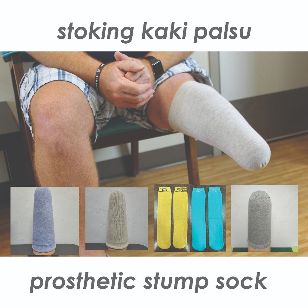 Stokin Kaki Palsu /Thick Stump Sock Prosthesis/ Prosthetic Sock