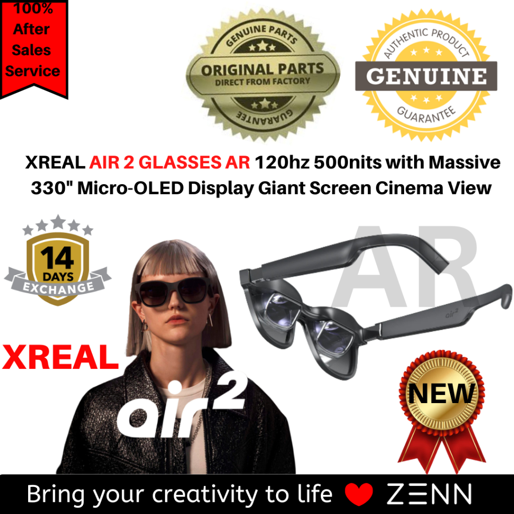 Xreal Air / 2 / Air2 PRO AR Glasses Xreal Smart Glasses Portable HD Private Giant Screen Viewing Mobile Computer Screen