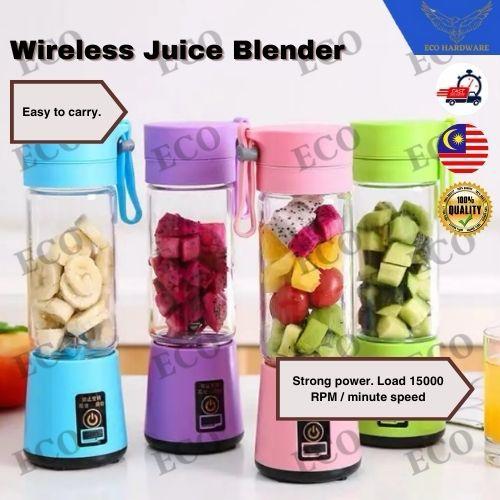 380ML Portable USB Rechargeable 6 Blade  Fruit Juice Blender Juice Maker Juicer Blender Mixer Fruit Juicer HM-03