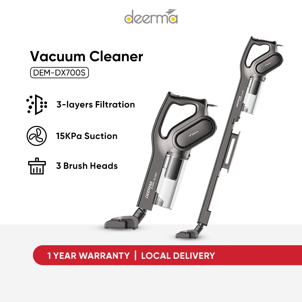 Deerma Handheld Vacuum Cleaner 15KPa 2 In 1 Portable Dust Collector Floor Dust Vacuum DX700/DX700S