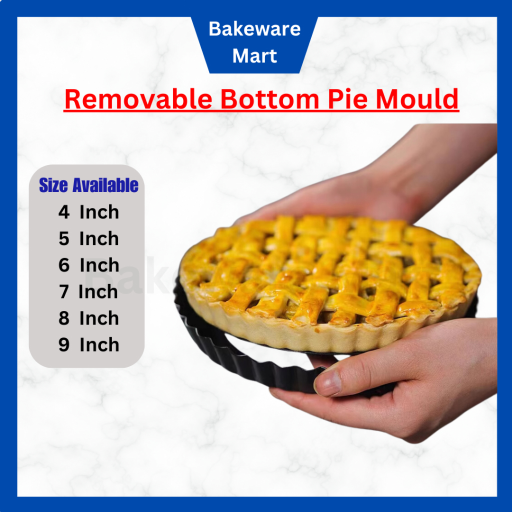 Pie Tart Mould Removable Bottom Acuan Cheese Pizza Pan Dish Baking Tray Tools Cake Mold 蛋糕模具