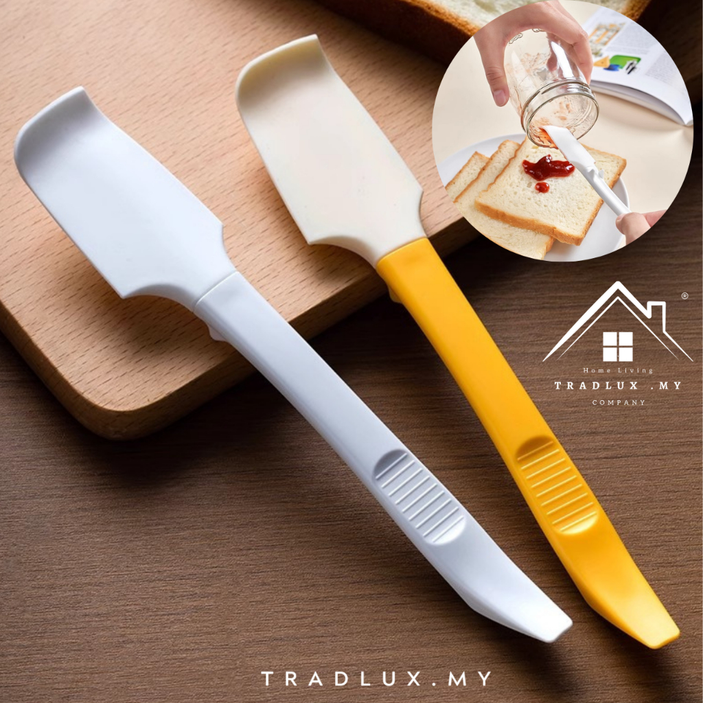 Tradlux Translucent Mixing Dough Scraper Cream Scraper Kitchen Tool Heat Resistant Utensils Cake Baking Brush Spatula