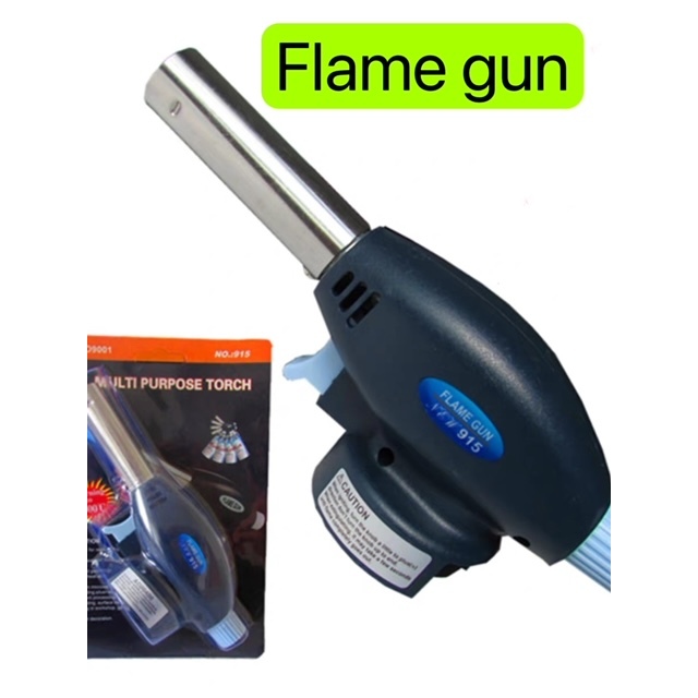 Gas Torch Gun Flame Gun Baking Cooking Lighter / Pemetik Api / 喷火枪 Gas WeldingF For Kitchen Camping Outdoor Use