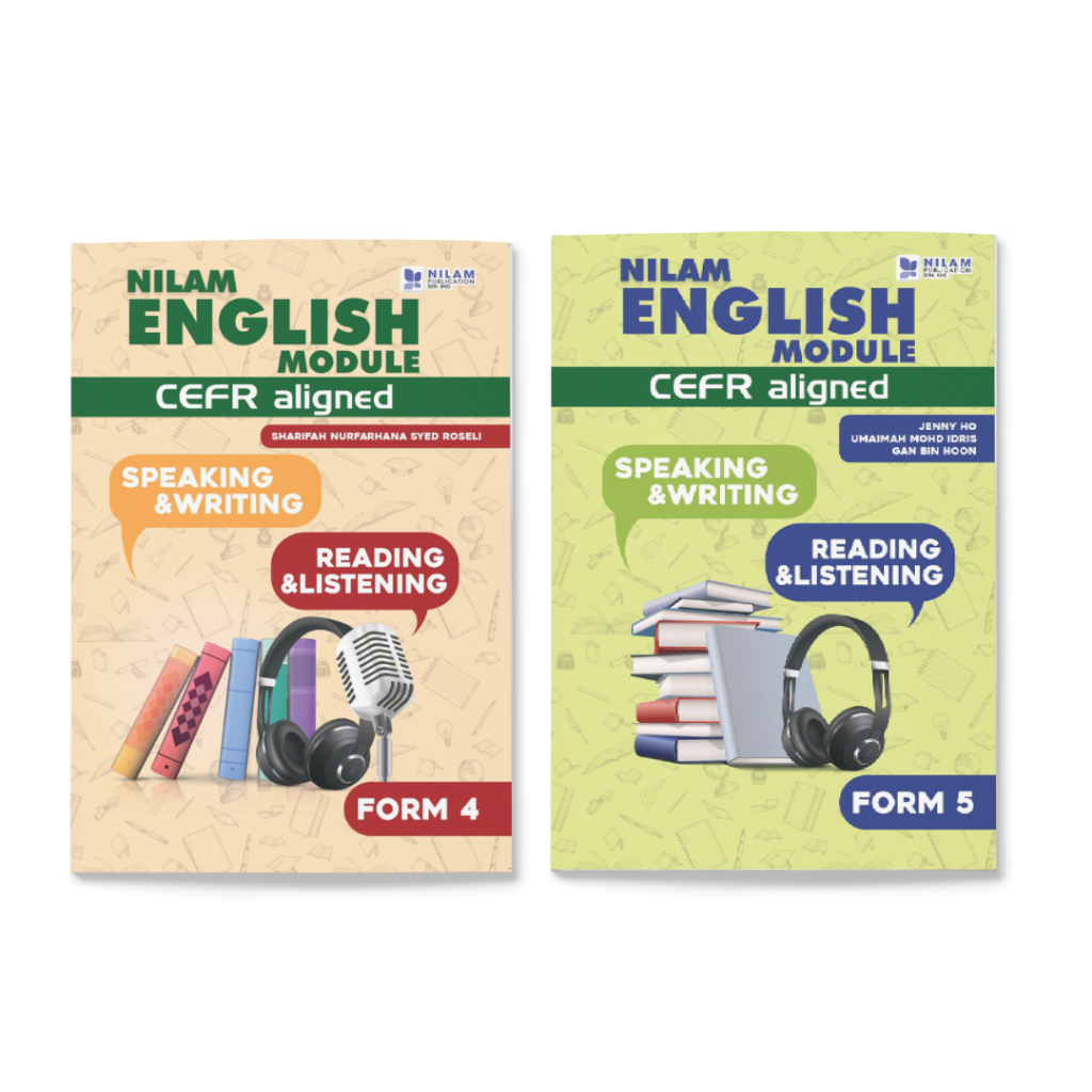 NILAM English Module Reading & Listening English Speaking & Writing Module Form 4 5 (2024)