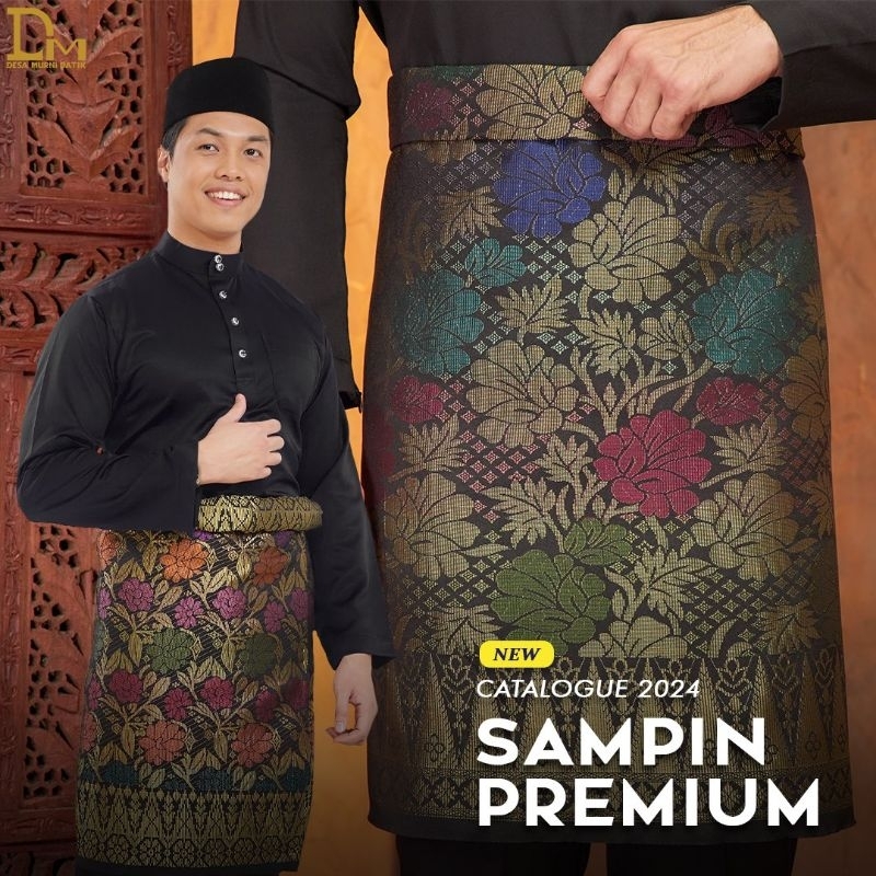 READY STOCK SAMPIN PREMIUM 2024-COTTON MIX POLYESTER- BY DESA MURNI BATIK