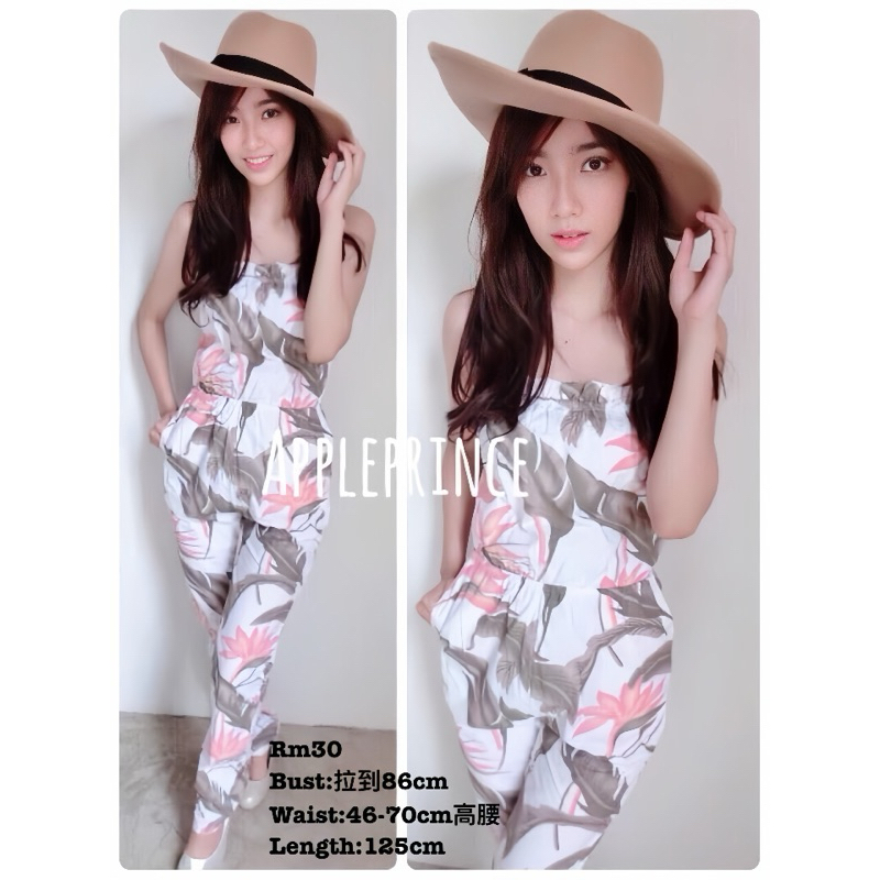 Thai women's long jumpsuit 泰国女装长连体裤