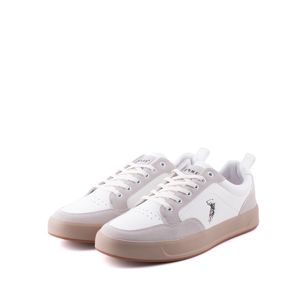 POLO Men's Jameson Casual Sneaker Shoes -B8W24S01SN1-0P-WHITE
