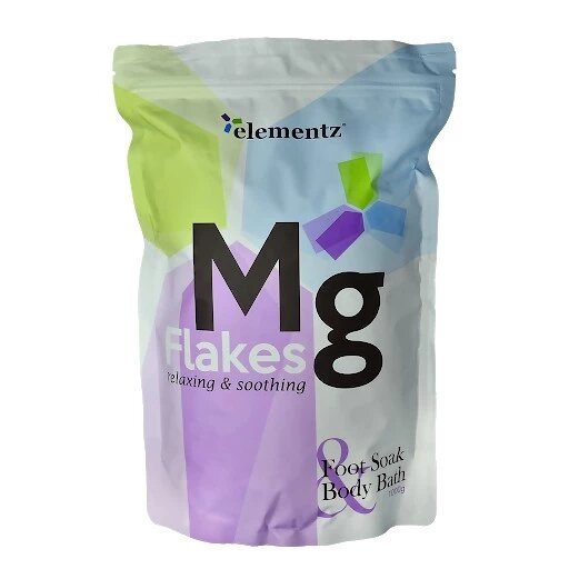 MAGNESIUM FLAKES 1KG PACK UNTUK DETOX ECZEMA STRESS SAKIT BADAN DETOX KELETIHAN MELAMPAU