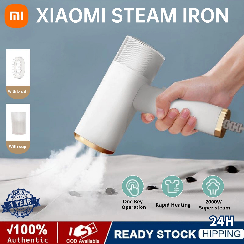 Xiaomi Mijia steam iron 2000W Handheld Mini Foldable Portable household travel steamer iron 蒸汽燙鬥