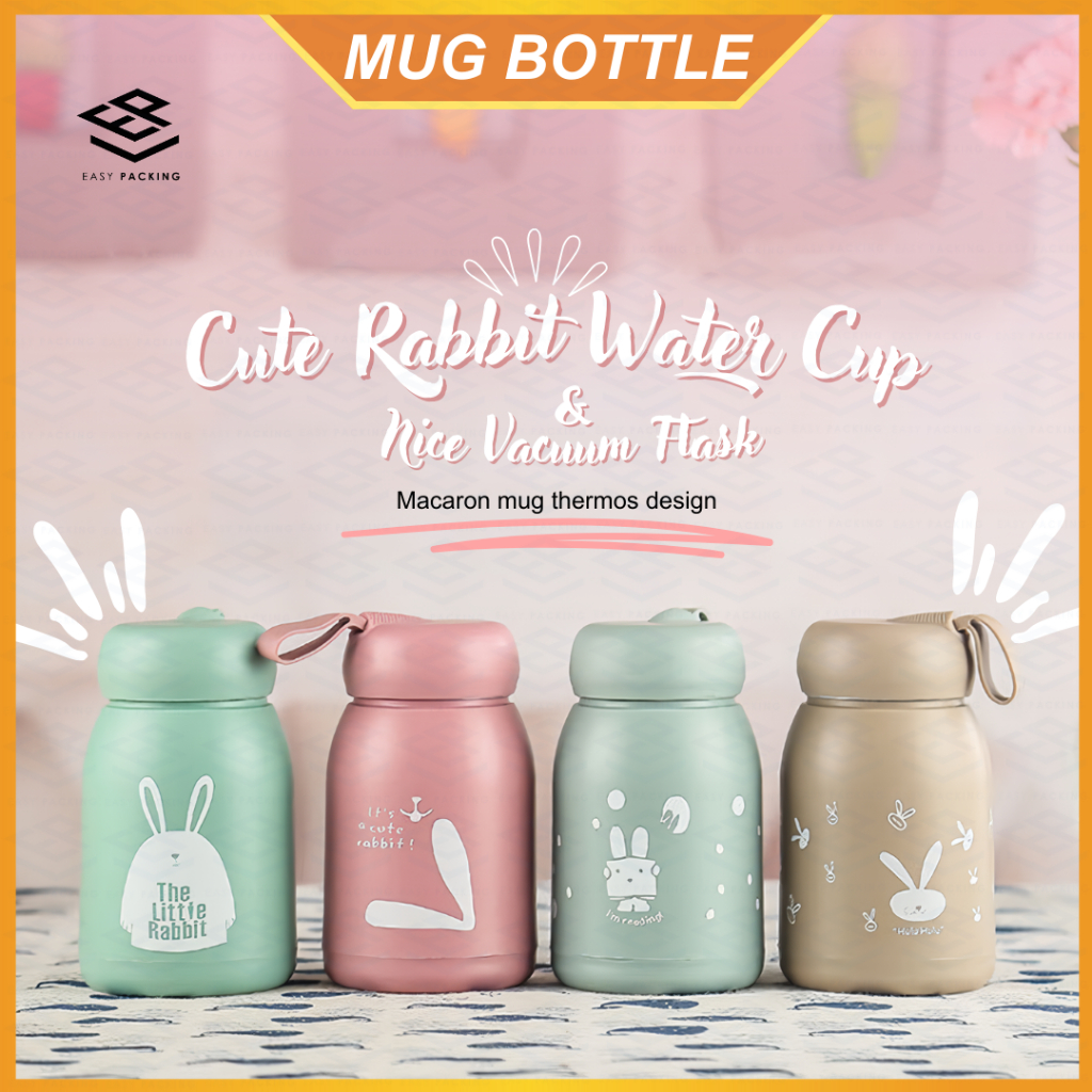 Rabbit Design Nice Minamalist designInsulated Tumbler Travel Mug Bottle Insulated Cup Gift Bottle