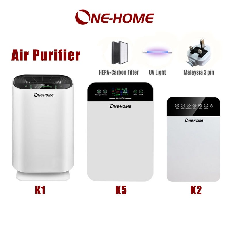 ONE HOME Appliance Air Purifier Home Airpurifier Anti-PM2.5 Virus Bacteria Smoke Dust Removal Cleaner Sterilizer