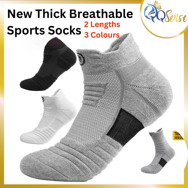 High-Quality Anti Slip Sports Socks Comfort Futsal 运动袜子 袜子男Breathable Socks Stokin Muslimah Tebal Men Socks Stokin Sukan