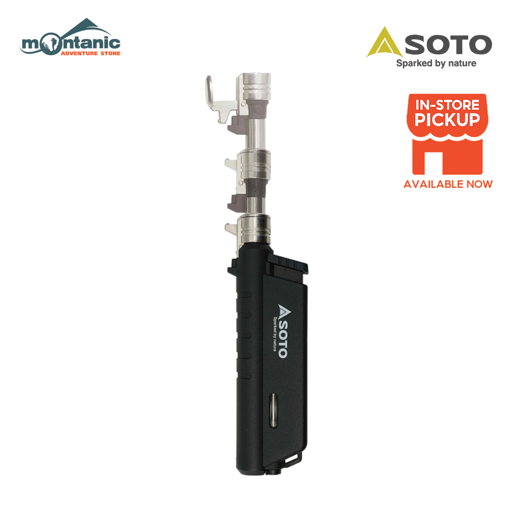 SOTO Pocket Gas Torch XT - Butane Torch Lighter Gas Torch Gun