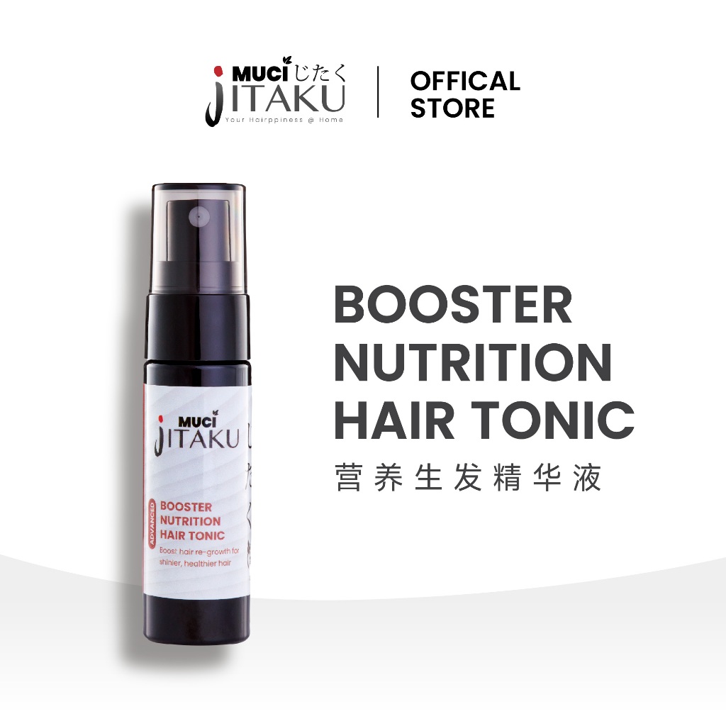 MUCI JITAKU Booster Nutrition Tonic 生发营养精华素 30ml - Anti Hair Fall, Hair Growth, Oil Control, Reduce Itchiness