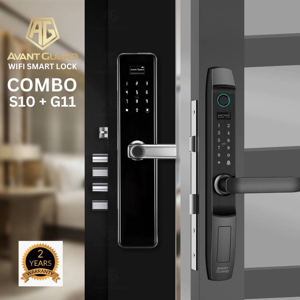 Avant Guard Combo Smart Lock S10 + G11 (Includes installation for Klang Valley)