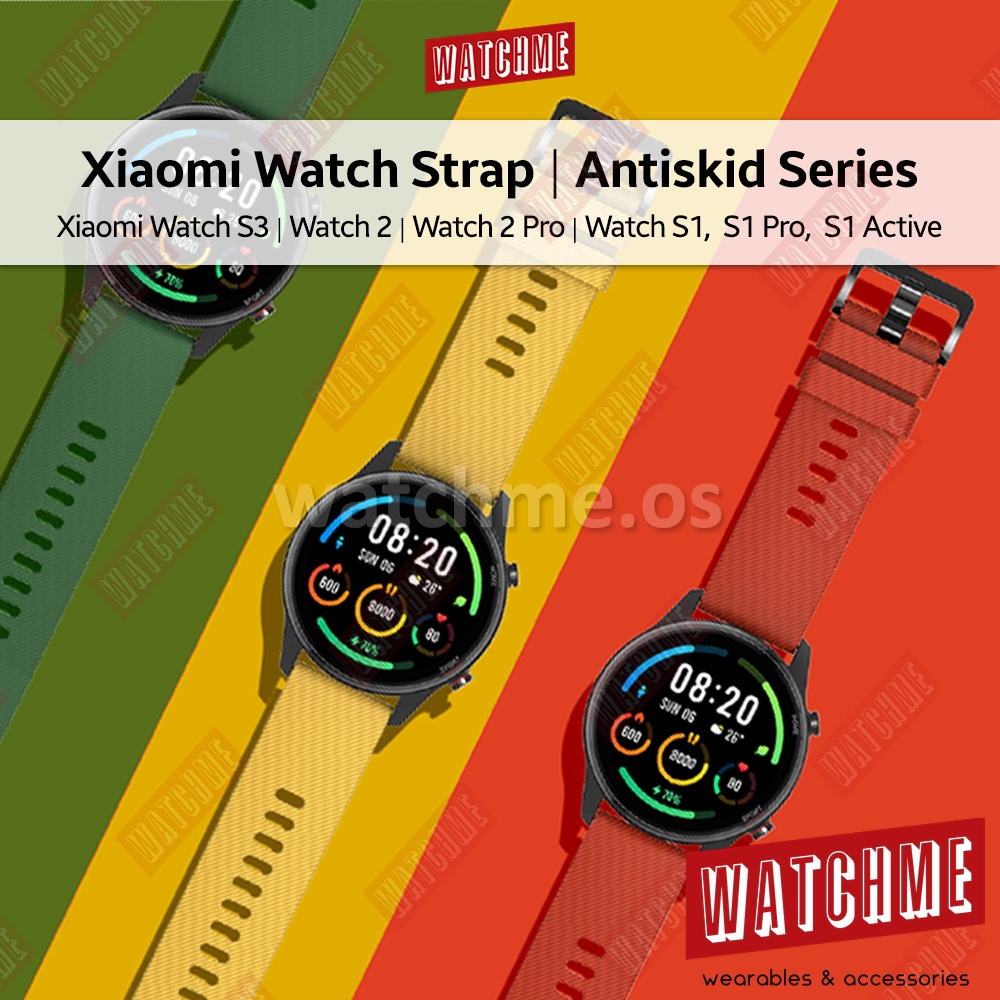 Xiaomi Watch Strap, Antiskid Series 22mm (For Watch S3, Watch 2 Pro, Watch S1 Active, Mi Smart Watch Smartwatch)