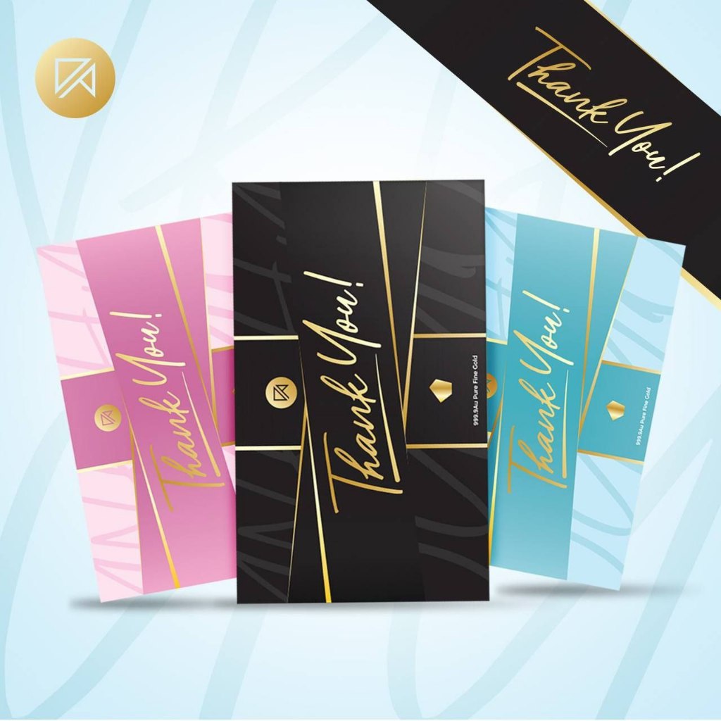 MINI GOLDBAR "THANK YOU" EMAS BAJET 0.25G - 1 GRAM TULEN 999.9&hellip;