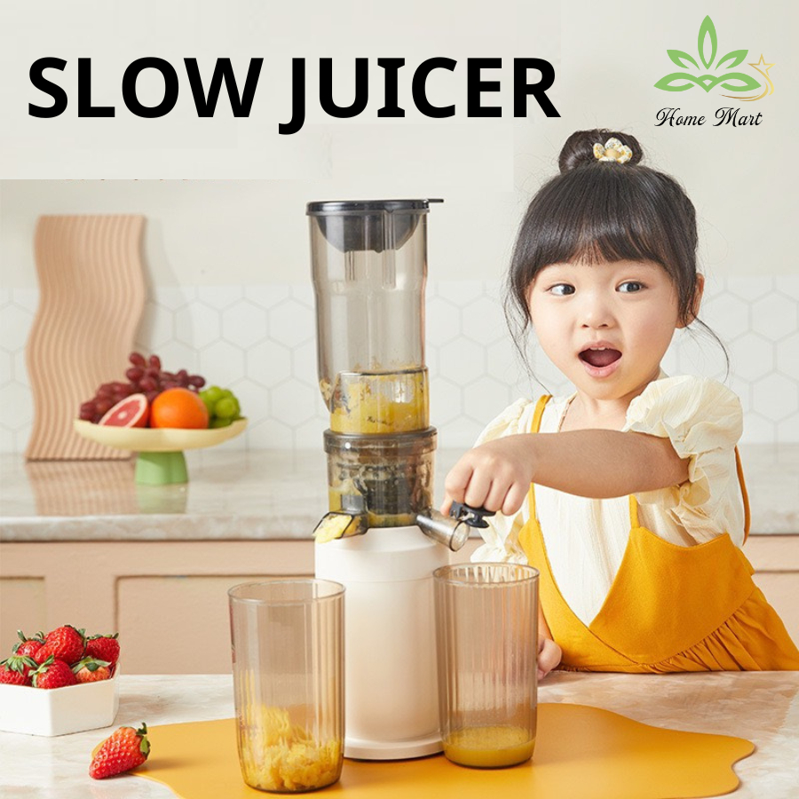 [NEW VERSION] Slow juicer, X2000 150W juicer, 12 month warranty, Compact, lightweight design