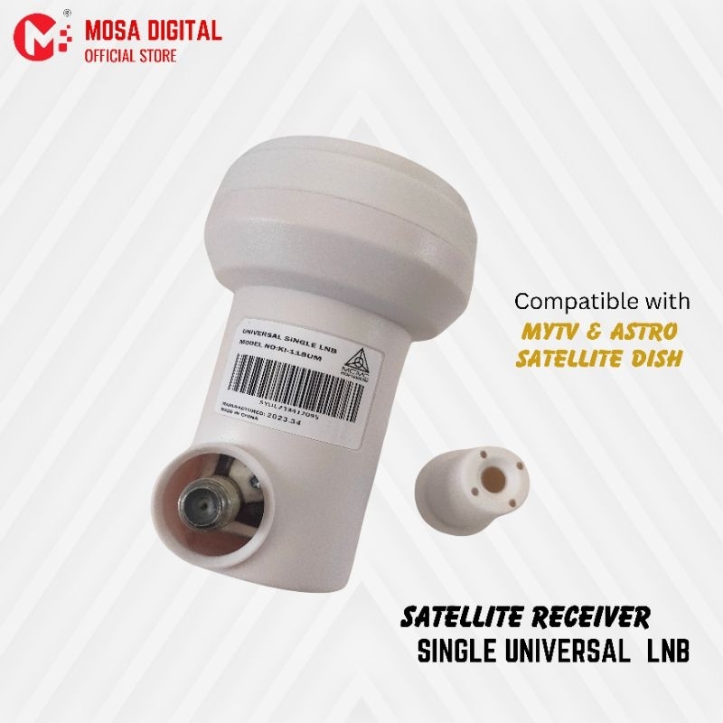 MOSA LNB Astro Njoi Byond Beyond Mytv Single Satellite Receiver Universal MCMC Satelit Dish Finder