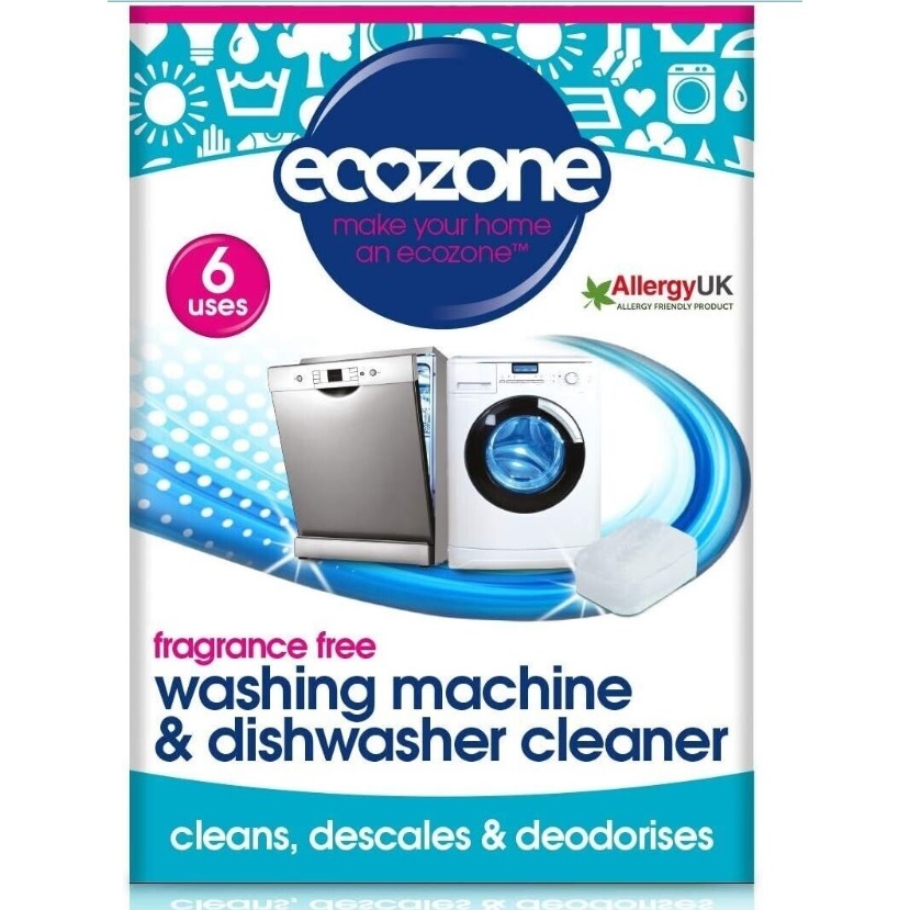 Ecozone Washing Machine & Dishwasher Cleaner-6 Tablets