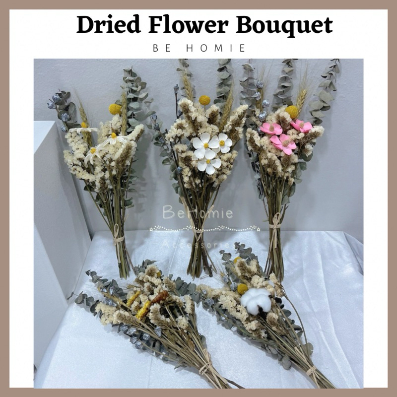 HOT ITEMPreserved dried flower bouquet home decor dry flower handcrafted flower rose bouquet bunga kering 永生花干花