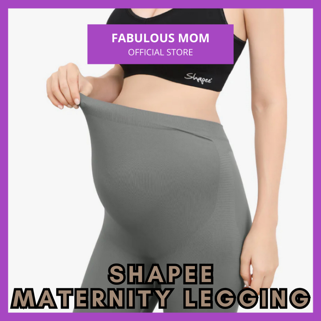 [SHAPEE] Maternity Compression Pregnancy Support Leggings for Pregnant Mom Full Abdominal Support