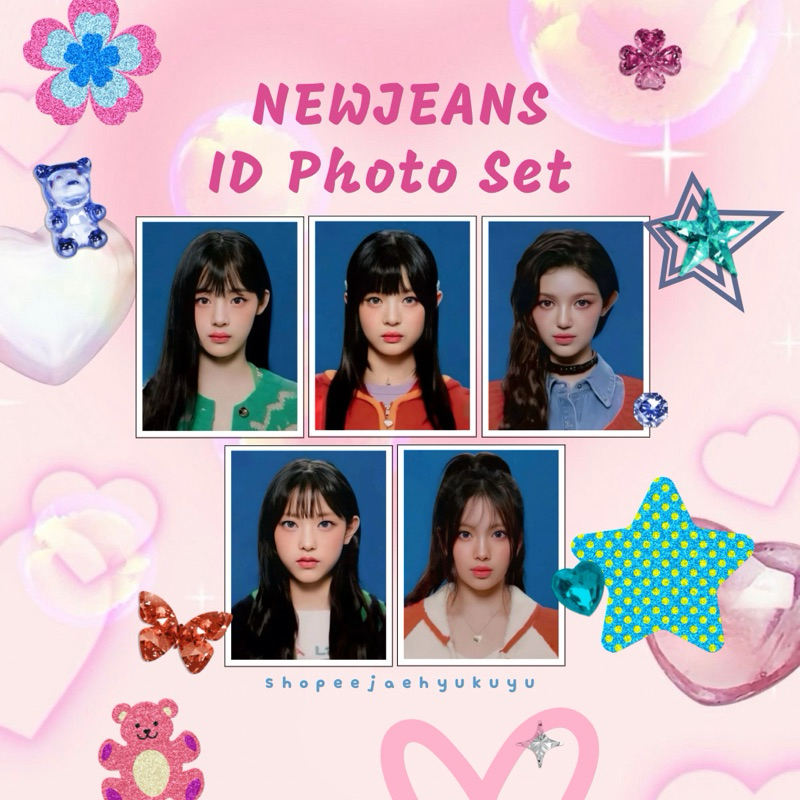 [NEW] NewJeans ID Photo Passport Set 5 Members | Seasons Greetings 2024 Baby Pic Minji Hanlim Graduation DITTO