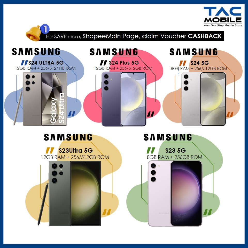 (READY STOCK)SAMSUNG S24 ULTRA/SAMSUNG S24 PLUS/SAMSUNG S24/SAMSUNG S23 ULTRA/SAMSUNG S23 100%ORIGINAL SAMSUNG MALAYSIA