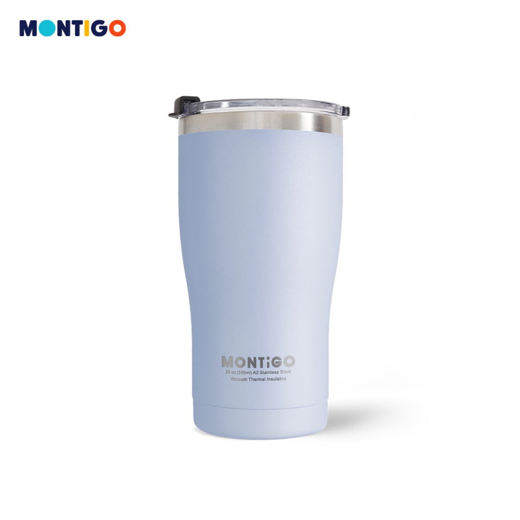 [Revival] Montigo Knight's Tumbler (590ml/20oz) - Durable Stainless Steel Temperature Retention, Spillproof