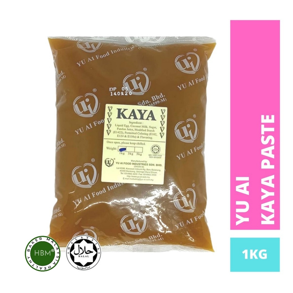 Yu Ai Kaya Paste 1kg / Kaya Filling 1kg / Inti kaya 1kg