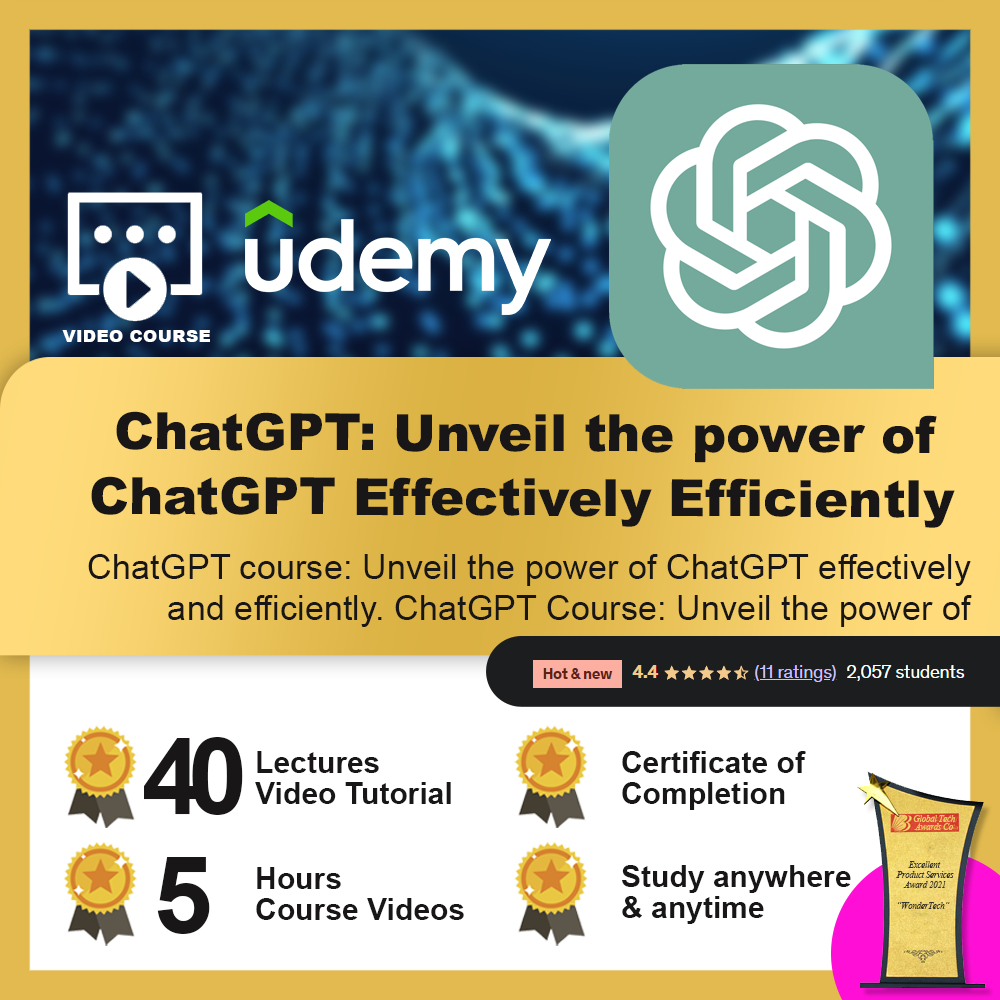 [Video Course] ChatGPT: Unveil the power of ChatGPT Effectively Efficiently