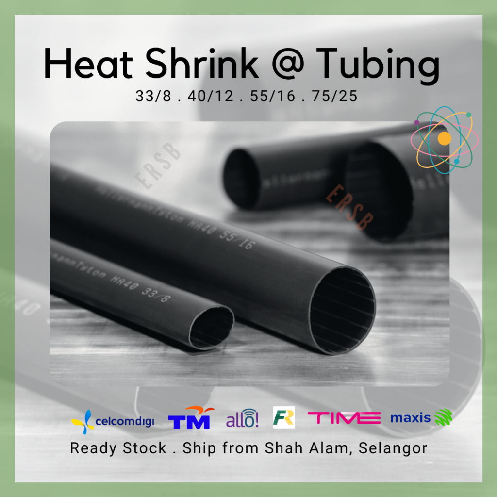 Heat Shrink Tubing Medium Wall Waterproof 3:1 Ratio (Telecom FOSC)