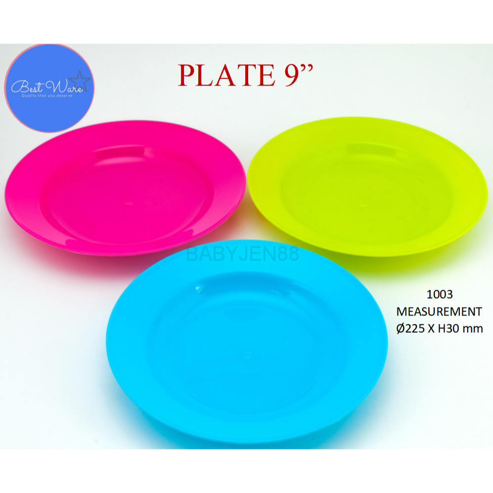 BEST WARE PLATE 9" 1003