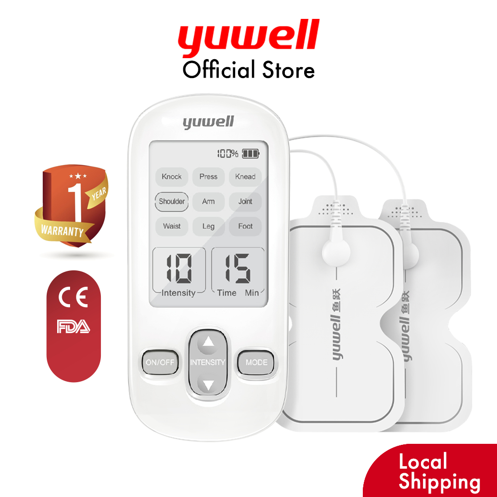 Yuwell TENS Rechargeable EMS Muscle Stimulator Acupuncture Massager  (Electrodes Ogawa Guasha Massage) Mesin Urut 按摩器