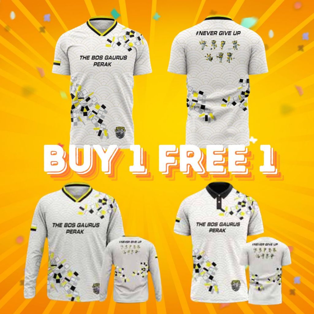 Myscud Perak The Bos Gaurus Full Sublimation T-Shirt/Jersey (Buy 1 Free 1)