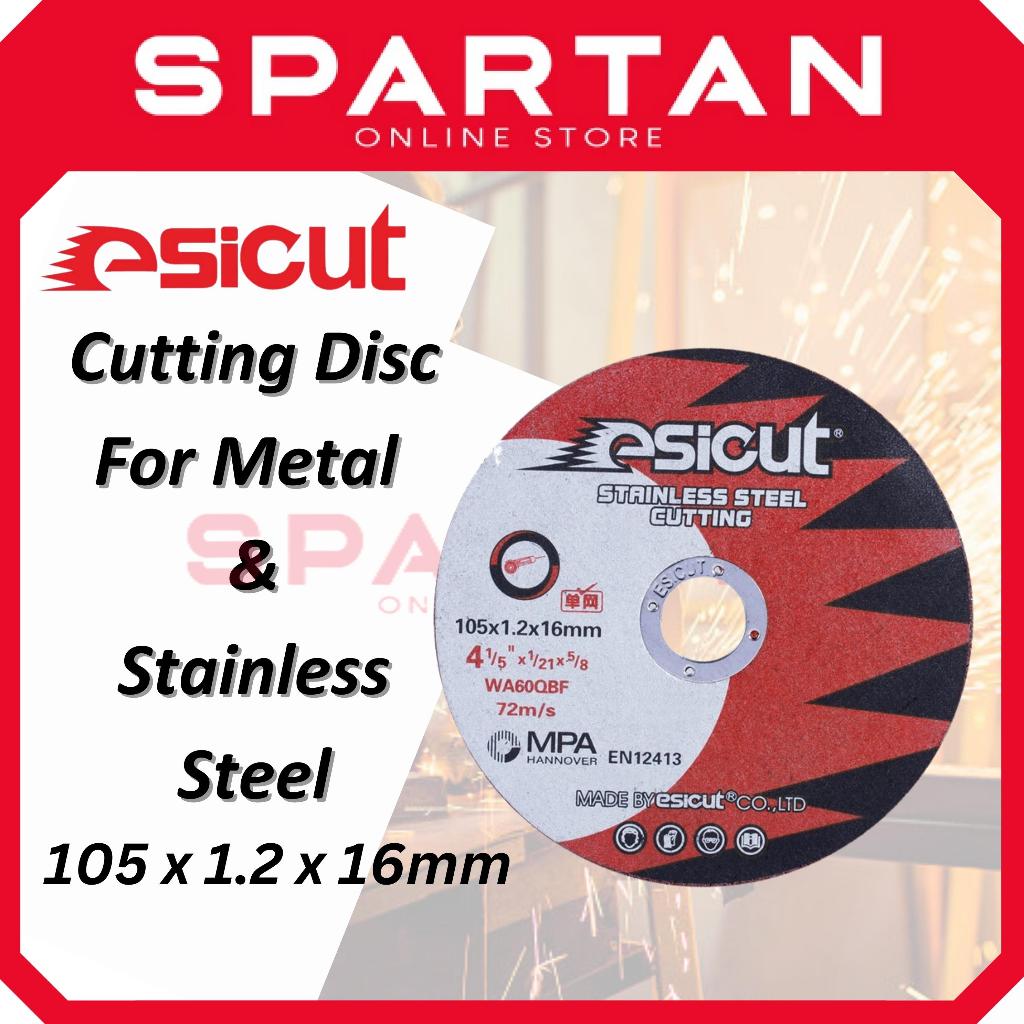 ESICUT 4” Cutting Disc Red (105x1.2x16mm) – Metal & Stainless Steel Cut-Off Wheel, Ultra Thin Grinder Disc