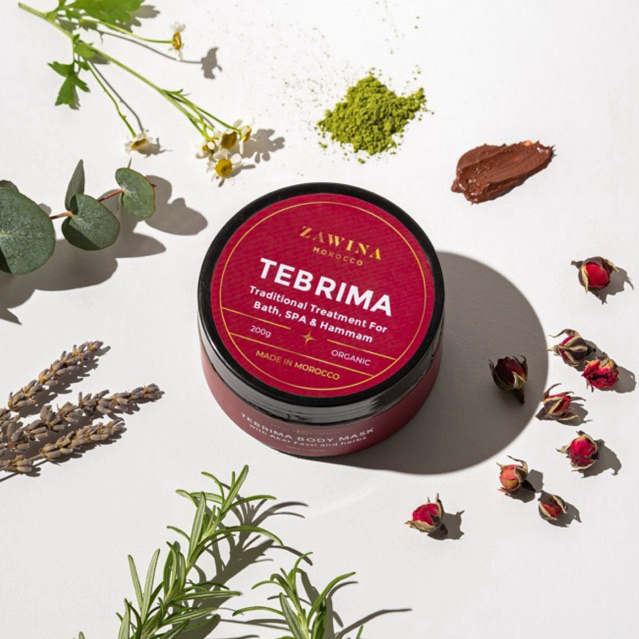 Tebrima Herbal Body Mask Brightening Skin Smoothening