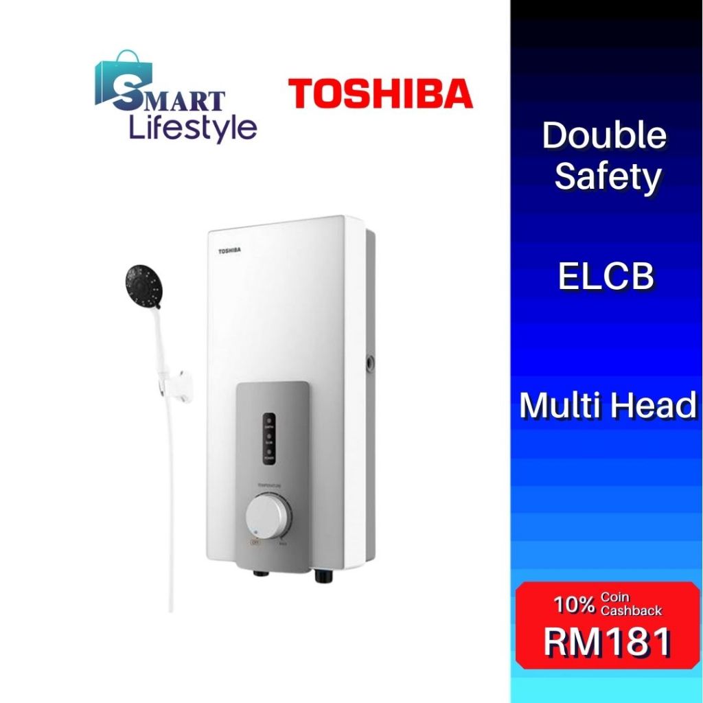 Toshiba/Panasonic Instant Electric Water Heater Without Pump DSK38S5MW / DH-3VS1MW