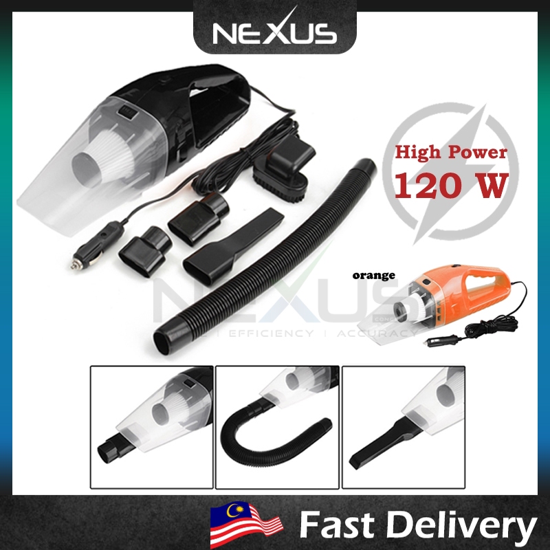 Nexus Car 5M 120W 12V Car Vacuum Cleaner Super Suction Wet And Dry Dual Use