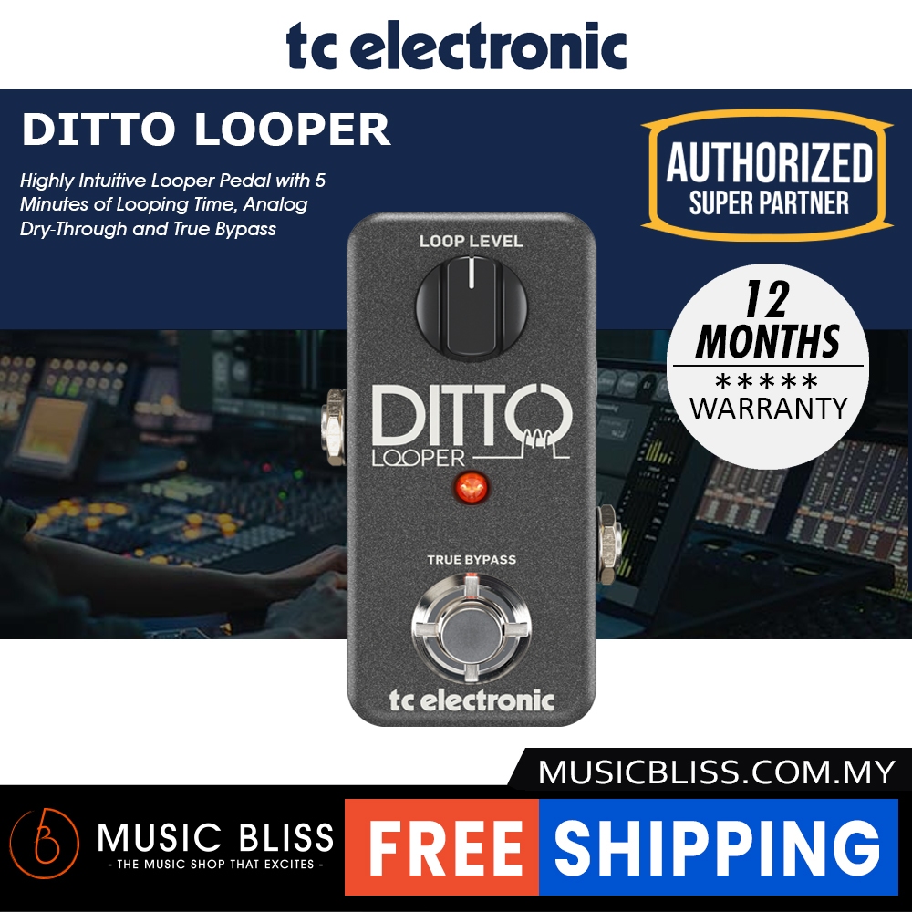 TC Electronic Ditto Looper Effects Pedal