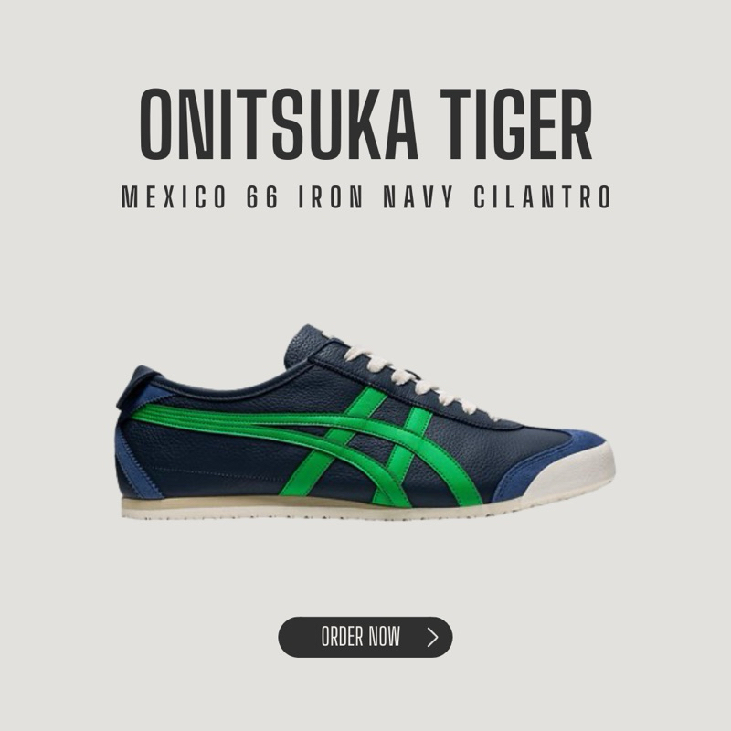 Onitsuka Tiger Mexico 66 Iron Navy Cilantro 1183A201405 Sneakers Shoes