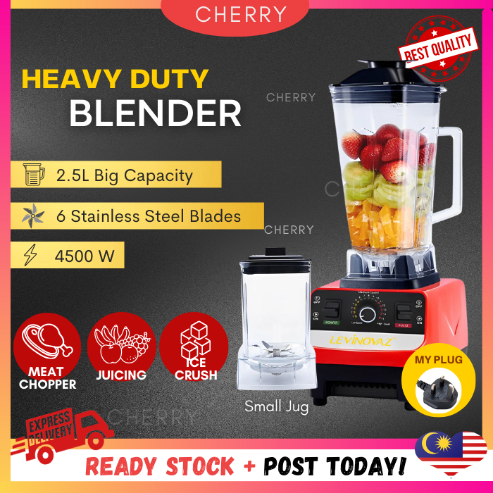 🍒CHERRY🍒 2.5L Heavy Duty Blender High Quality Electric High Speed Ice Crusher Mesin Pengisar Ais 破壁机 Blender Serbaguna