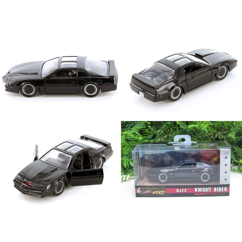 Jada 1/32 Diecast Car TV series KITT KNIGHT RIDER 1982 PONTIAC FIREBIRD Trans Am Black 1:32 Knight Rider K.A.R.R